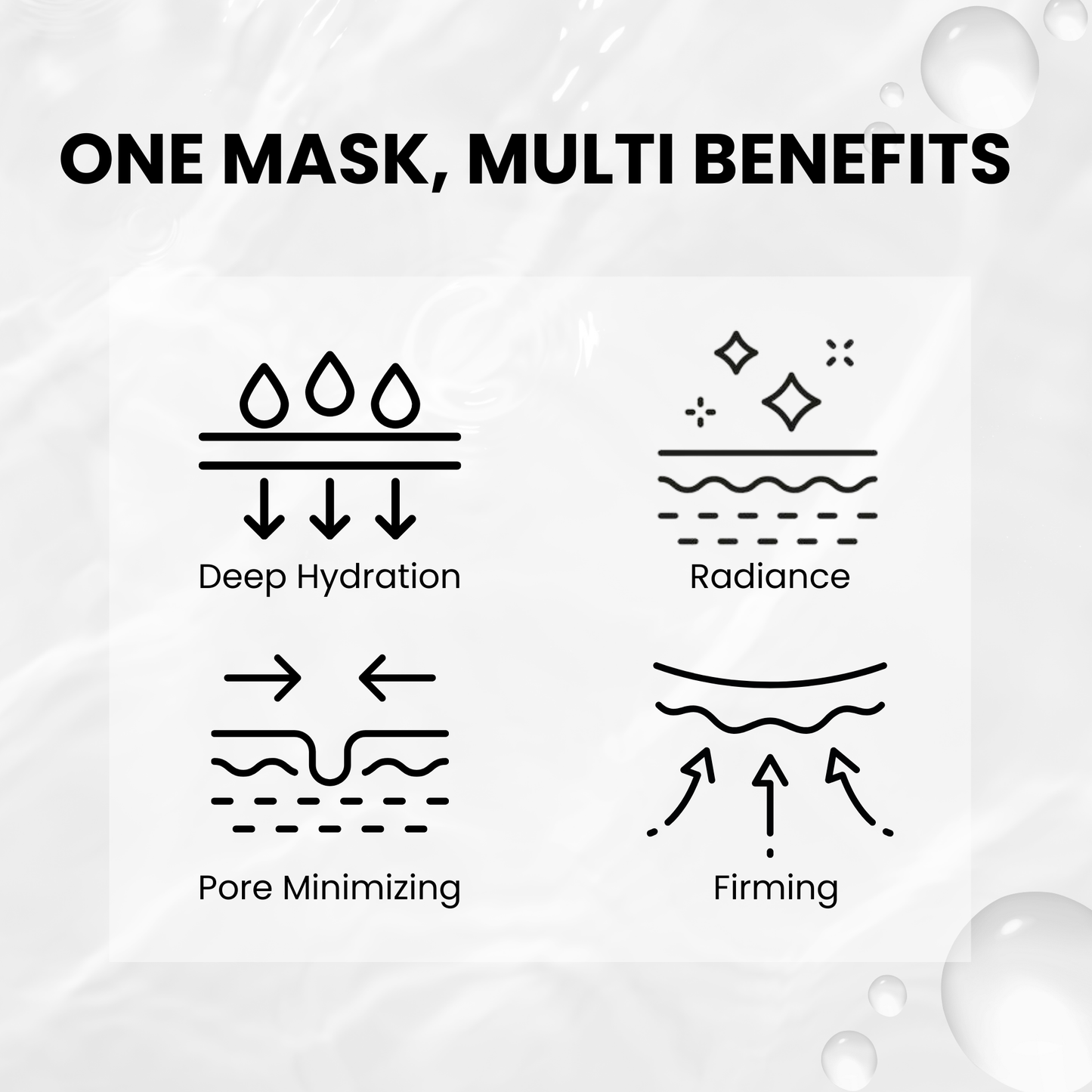 [Mix & Match] Anti-Wrinkle Hydrogel Mask x Vegan Mucin Hydrogel Mask