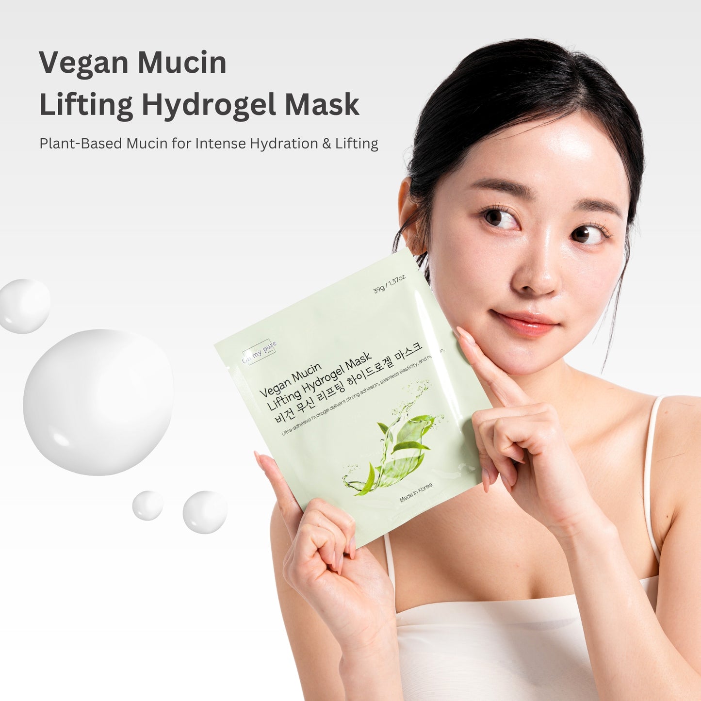 [Story 2] Vegan Mucin Lifting Hydrogel Face Mask